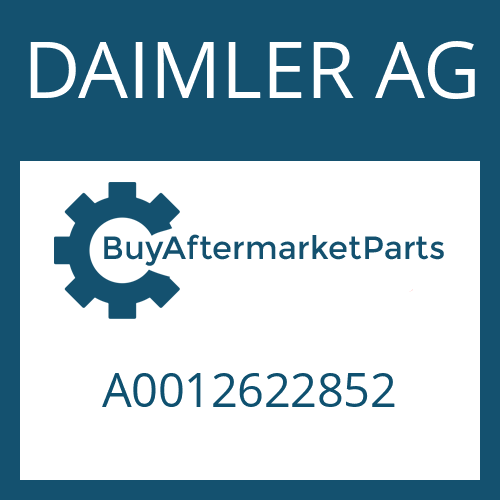 A0012622852 DAIMLER AG Part