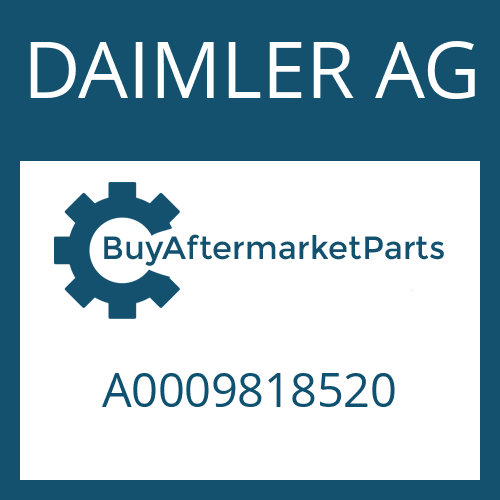 A0009818520 DAIMLER AG BALL BEARING