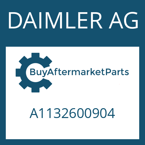 A1132600904 DAIMLER AG Part