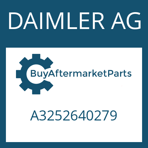 A3252640279 DAIMLER AG GASKET