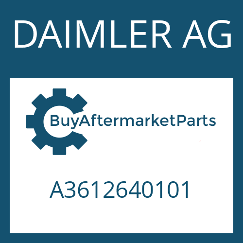 A3612640101 DAIMLER AG Part