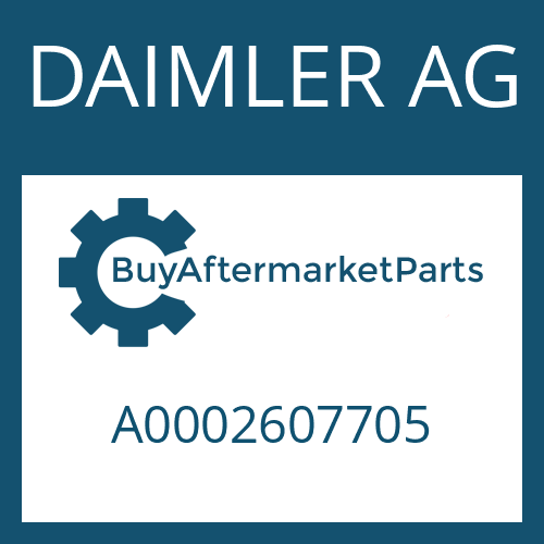 A0002607705 DAIMLER AG CONNECTING PARTS