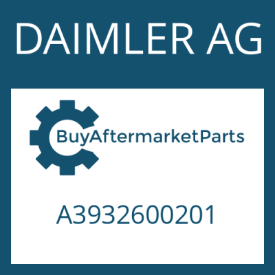 A3932600201 DAIMLER AG Part