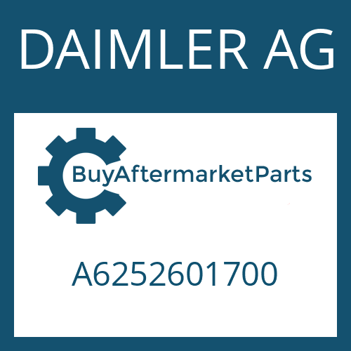 A6252601700 DAIMLER AG Part