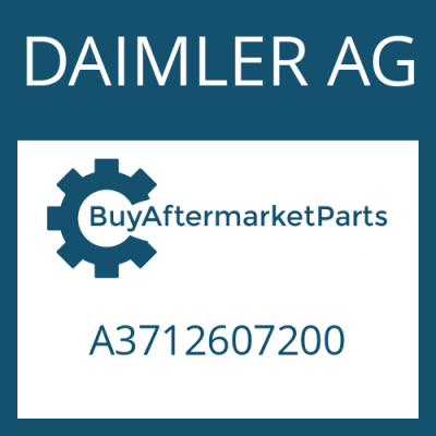 A3712607200 DAIMLER AG Part