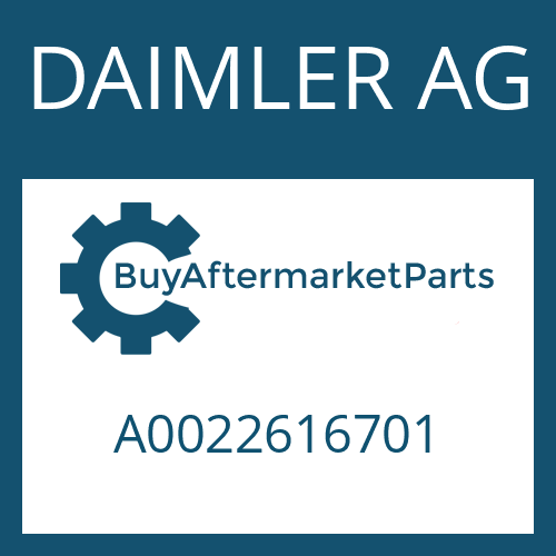 A0022616701 DAIMLER AG Part