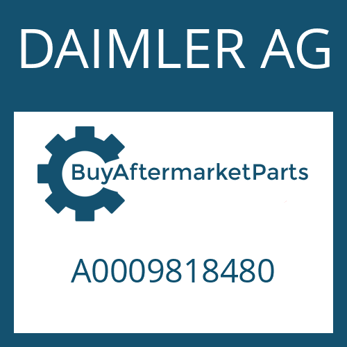 A0009818480 DAIMLER AG Part