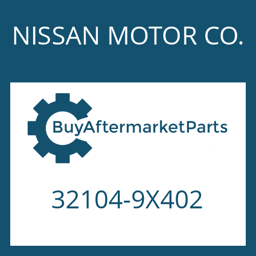 32104-9X402 NISSAN MOTOR CO. SCREW PLUG