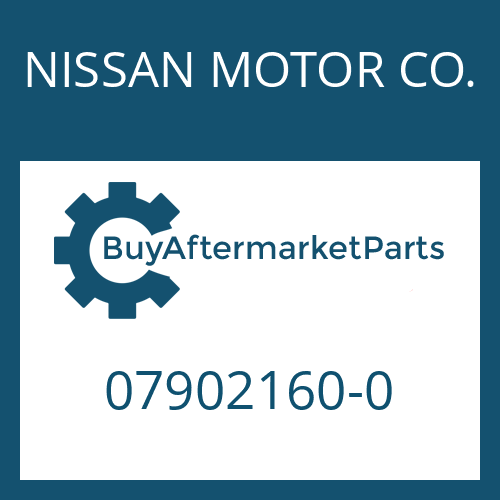 07902160-0 NISSAN MOTOR CO. WASHER