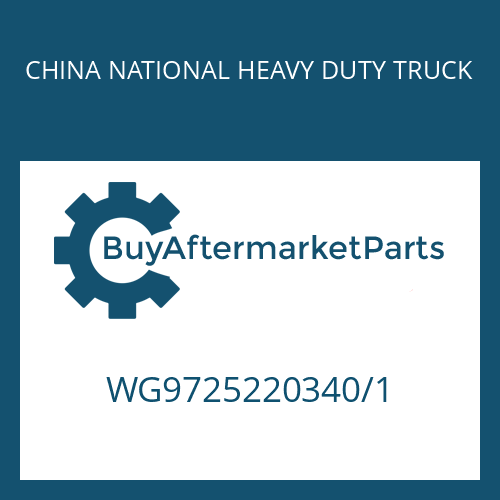 WG9725220340/1 CHINA NATIONAL HEAVY DUTY TRUCK 9 S 1820 TD