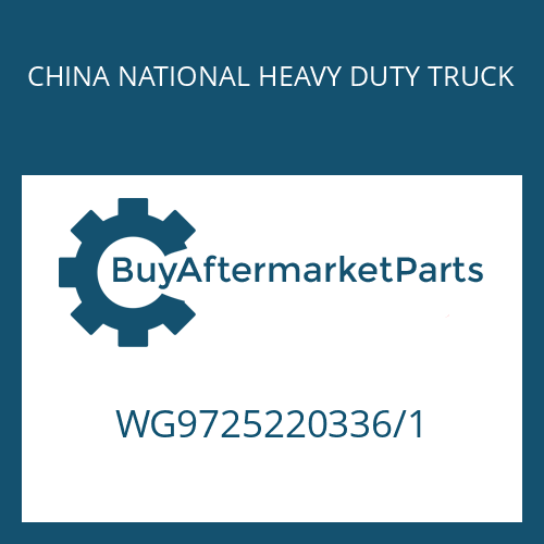 WG9725220336/1 CHINA NATIONAL HEAVY DUTY TRUCK 9 S 1820 TD