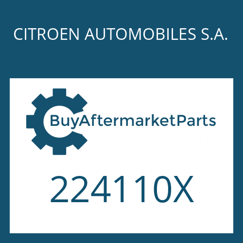 224110X CITROEN AUTOMOBILES S.A. SHACKLE