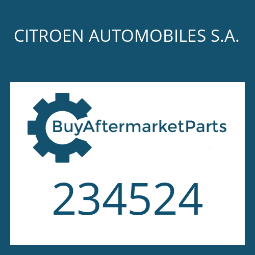 234524 CITROEN AUTOMOBILES S.A. MOTOR SHAFT