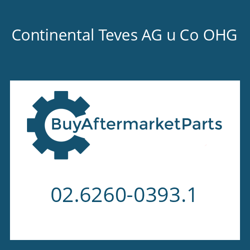 02.6260-0393.1 Continental Teves AG u Co OHG O-RING