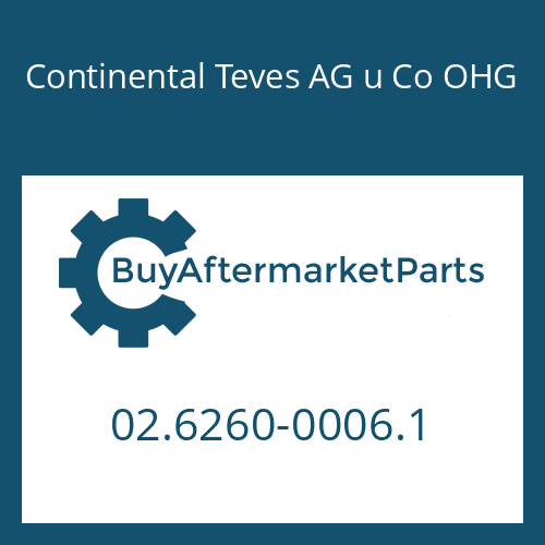 02.6260-0006.1 Continental Teves AG u Co OHG O-RING