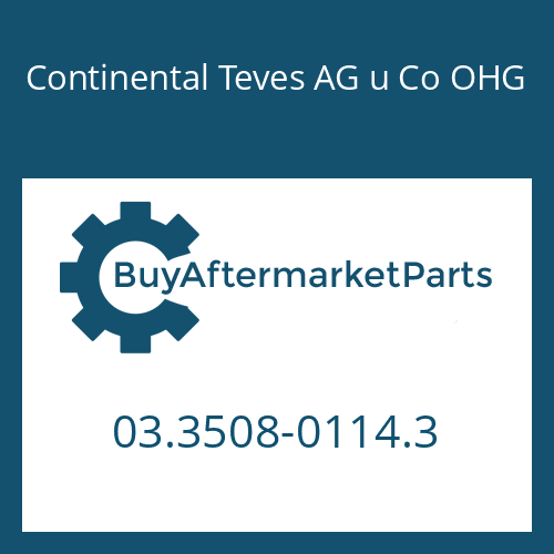 03.3508-0114.3 Continental Teves AG u Co OHG RESERVOIR