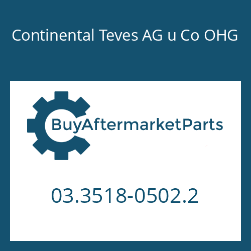 03.3518-0502.2 Continental Teves AG u Co OHG VENT VALVE