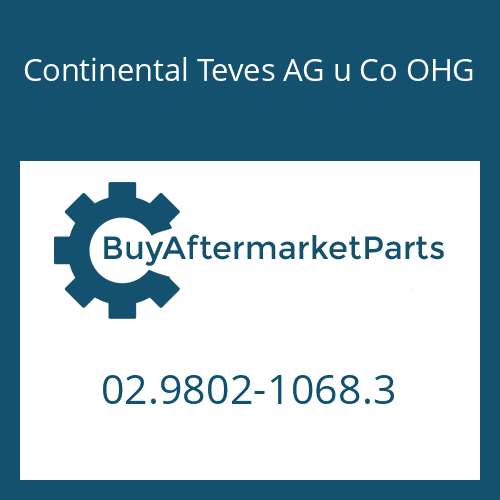 02.9802-1068.3 Continental Teves AG u Co OHG CONTROL BLOCK