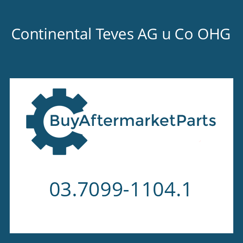 03.7099-1104.1 Continental Teves AG u Co OHG BRAKE LINING