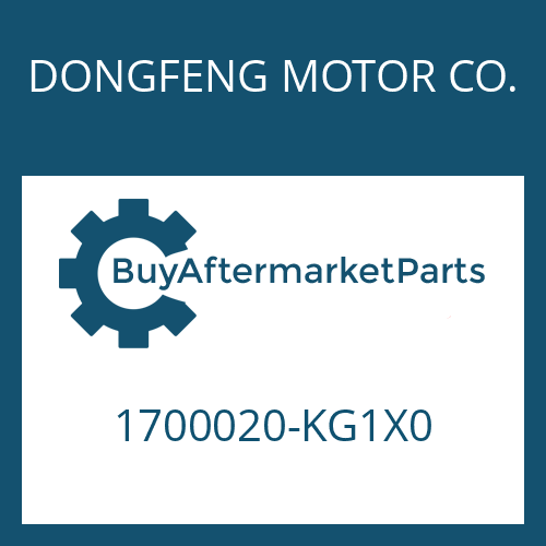 1700020-KG1X0 DONGFENG MOTOR CO. 9 S 1115 TD