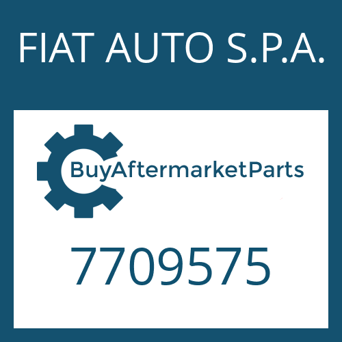 7709575 FIAT AUTO S.P.A. 4 HP 18 E