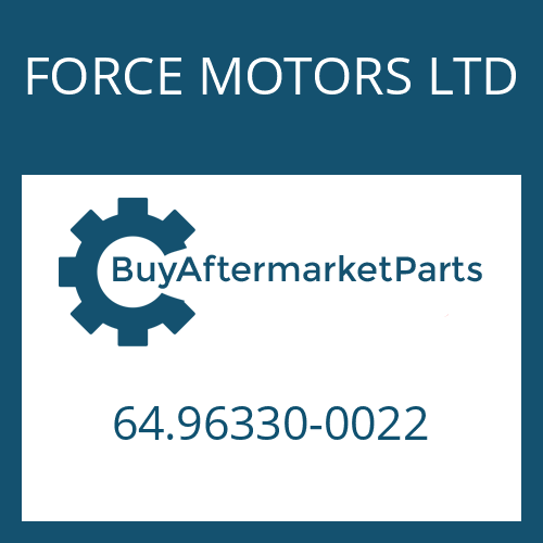 64.96330-0022 FORCE MOTORS LTD TUBE