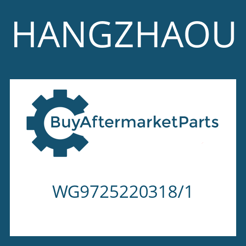 WG9725220318/1 HANGZHAOU 9 S 1310 TO