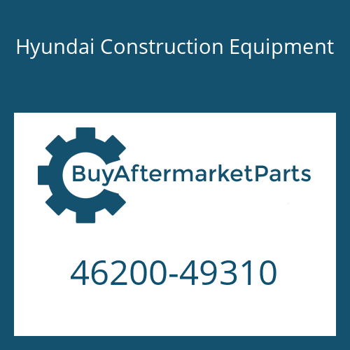 46200-49310 Hyundai Construction Equipment MECHATRONIC