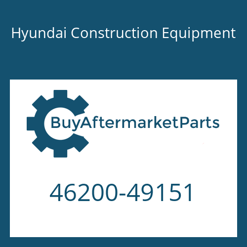 46200-49151 Hyundai Construction Equipment MECHATRONIC