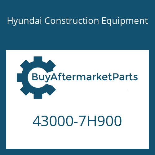 43000-7H900 Hyundai Construction Equipment 16 S 151