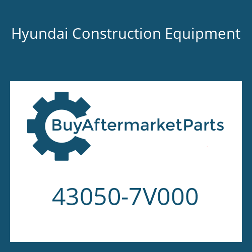 43050-7V000 Hyundai Construction Equipment 12 AS 2540 TO