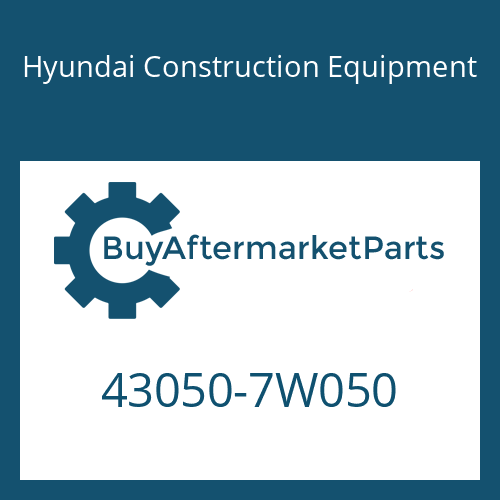 43050-7W050 Hyundai Construction Equipment 12 AS 2541 TO