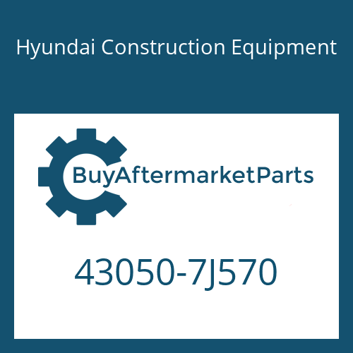 43050-7J570 Hyundai Construction Equipment 12 AS 2331 TD