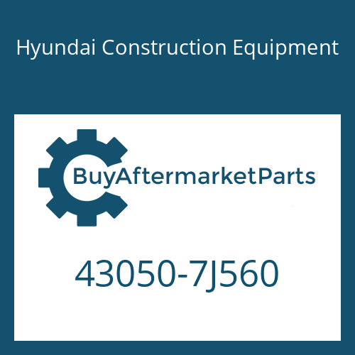 43050-7J560 Hyundai Construction Equipment 12 AS 2331 TD