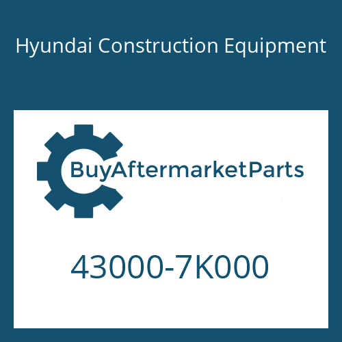 43000-7K000 Hyundai Construction Equipment 16 S 2330 TD