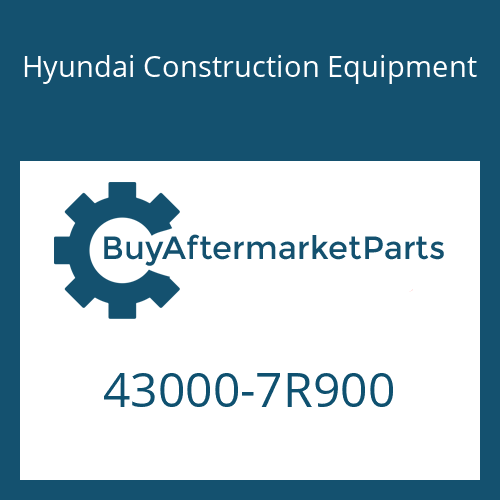 43000-7R900 Hyundai Construction Equipment 16 S 2330 TD