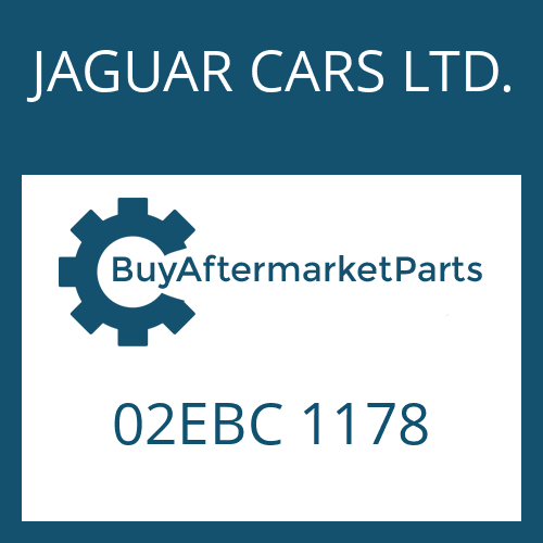 02EBC 1178 JAGUAR CARS LTD. EXTENSION