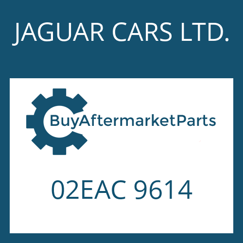 02EAC 9614 JAGUAR CARS LTD. 4 HP 22