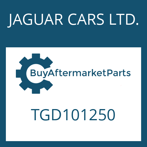 TGD101250 JAGUAR CARS LTD. 4 HP 22 EH