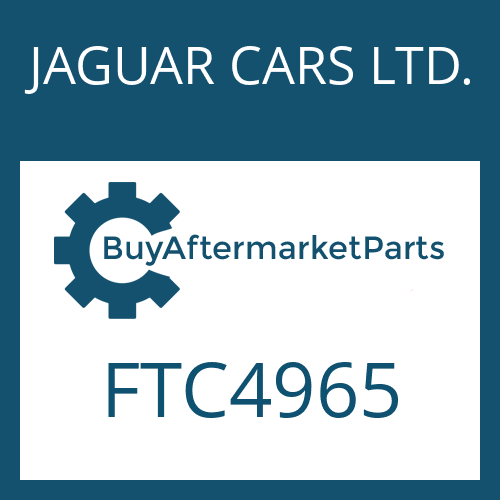 FTC4965 JAGUAR CARS LTD. 4 HP 22 EH