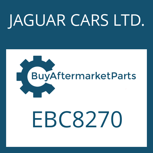 EBC8270 JAGUAR CARS LTD. 4 HP 24
