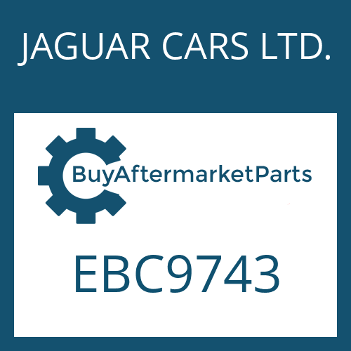 EBC9743 JAGUAR CARS LTD. 4 HP 24