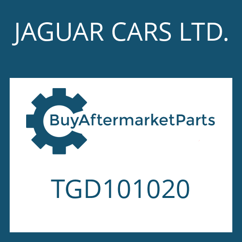 TGD101020 JAGUAR CARS LTD. 4 HP 24