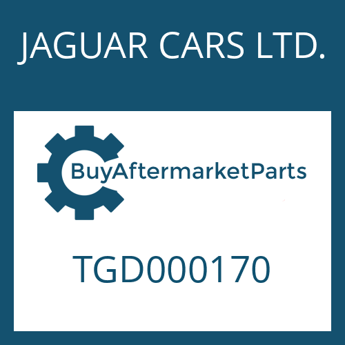 TGD000170 JAGUAR CARS LTD. 4 HP 24