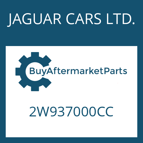 2W937000CC JAGUAR CARS LTD. 6 HP 26 SW