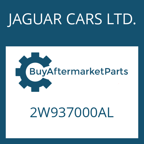 2W937000AL JAGUAR CARS LTD. 6 HP 26 SW