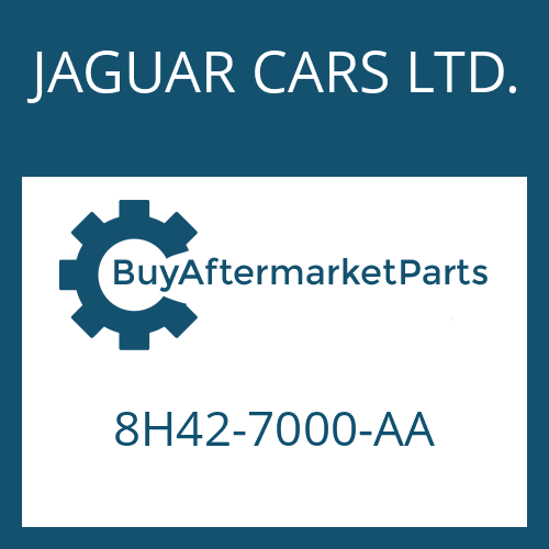 8H42-7000-AA JAGUAR CARS LTD. 6 HP 26 X SW