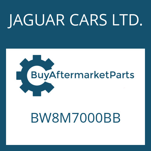 BW8M7000BB JAGUAR CARS LTD. 6 HP 28 SW