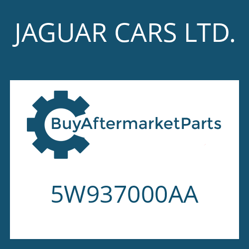 5W937000AA JAGUAR CARS LTD. 6 HP 26 SW