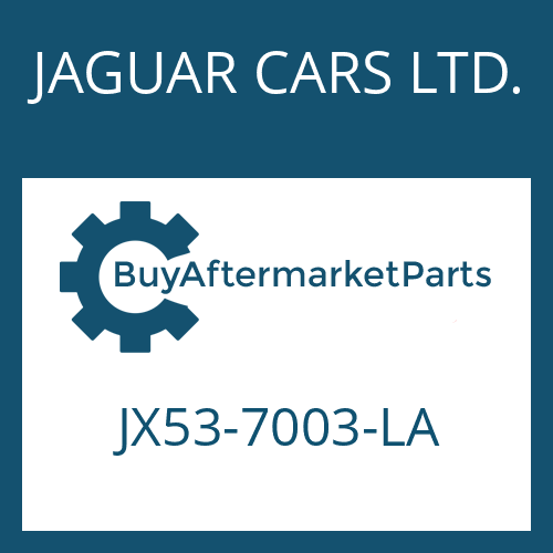 JX53-7003-LA JAGUAR CARS LTD. 8HP45 HIS